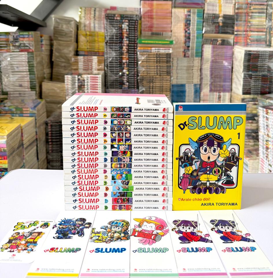 Dr.Slump full bộ ( clst, giấy bãi bằng, đủ bookmark ) -duoc-ban-tai-Trần Nam - Tiệm Manga chút ét