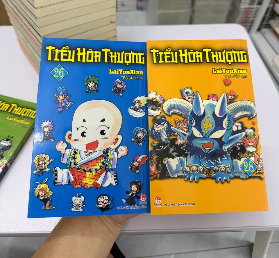 Tiểu hoà thượng full bộ ( bìa gáy bóng cứng, giấy vài cuốn ố nhẹ ) -duoc-ban-tai-Trần Nam - Tiệm Manga chút ét