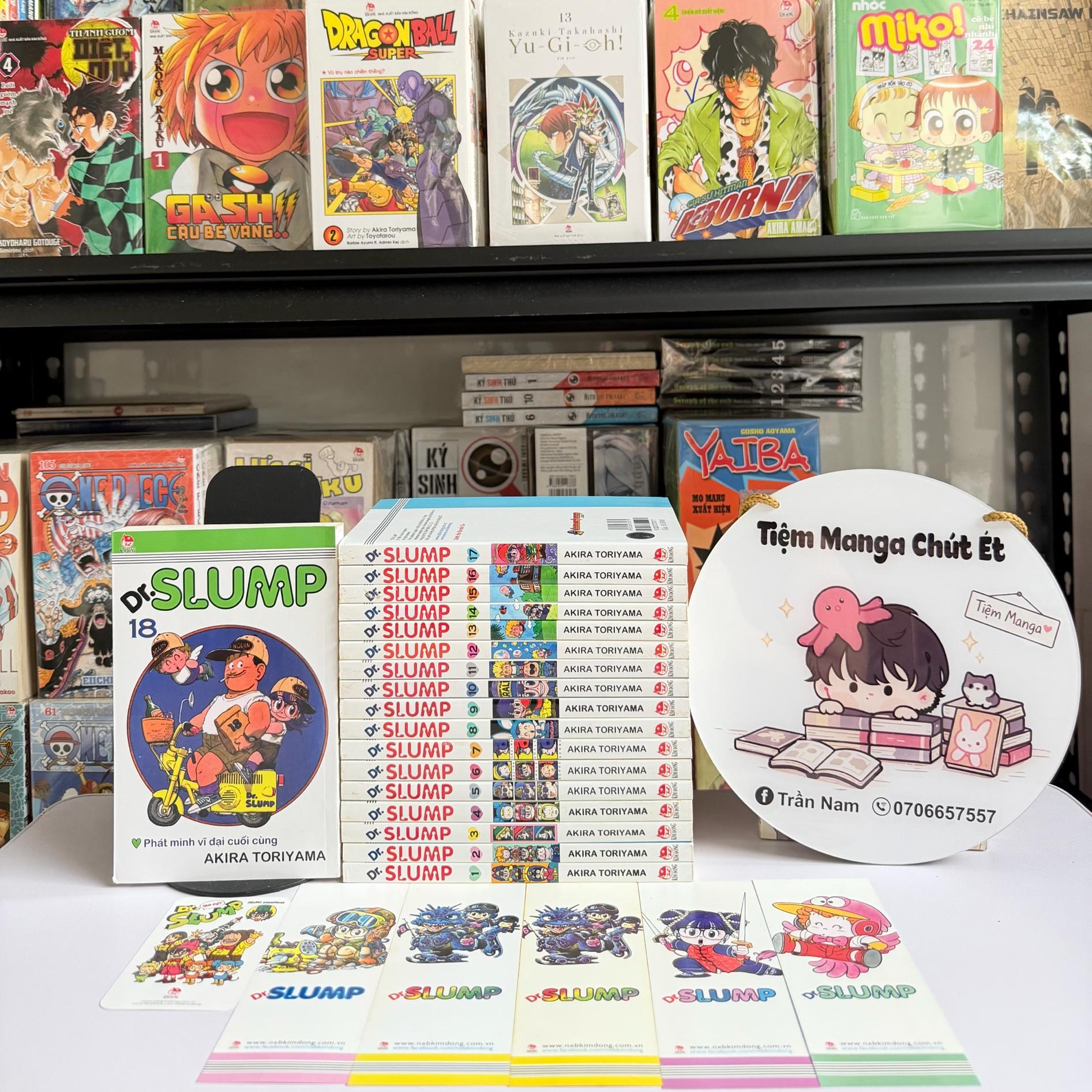Dr. Slump ( bản 2009 giấy bãi bằng, đủ bookmark ) -duoc-ban-tai-Trần Nam - Tiệm Manga chút ét