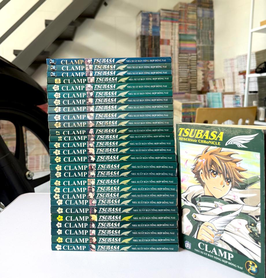 Tsubasa Clamp full bộ ( đọc xuôi, tập 28 lỗi nhiều trang có vết mực vẽ đè ) -duoc-ban-tai-Trần Nam - Tiệm Manga chút ét