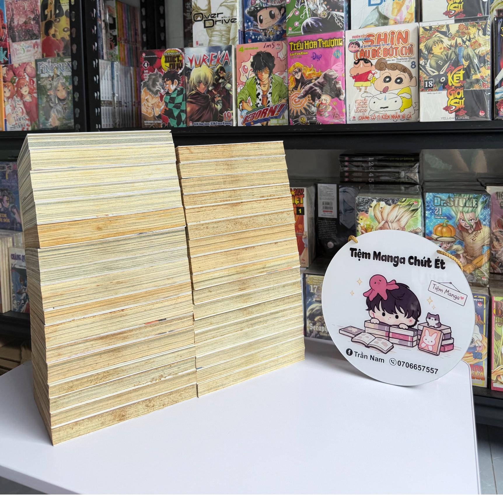 Thám tử Kindaichi full bộ ( truyện chỉ ố, ko rách mất trang, bìa tốt ) -duoc-ban-tai-Trần Nam - Tiệm Manga chút ét