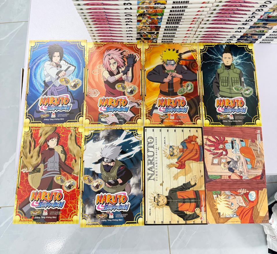 Naruto full bộ 72t + NT ( kèm 8 postcard , bản đầu , giấy đẹp ) -duoc-ban-tai-Trần Nam - Tiệm Manga chút ét