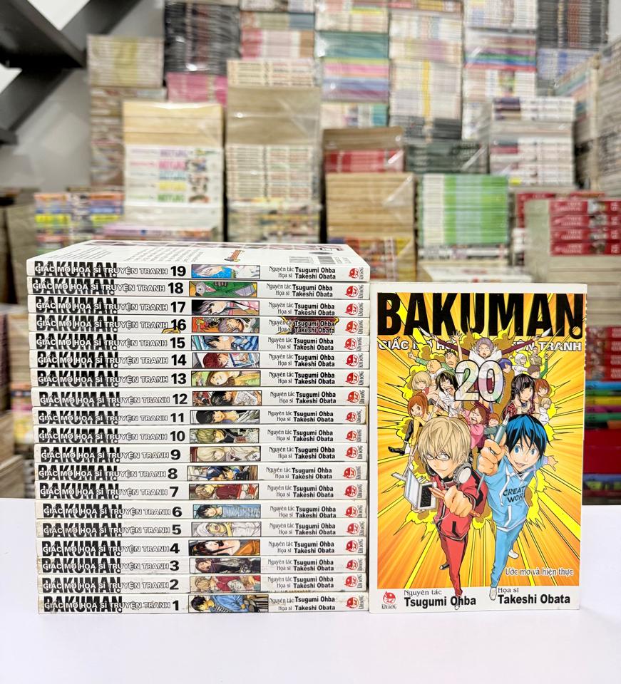 Bakuman Giấc mơ hoạ sĩ truyện tranh full bộ ( chất lượng tốt đến đẹp ) -duoc-ban-tai-Trần Nam - Tiệm Manga chút ét