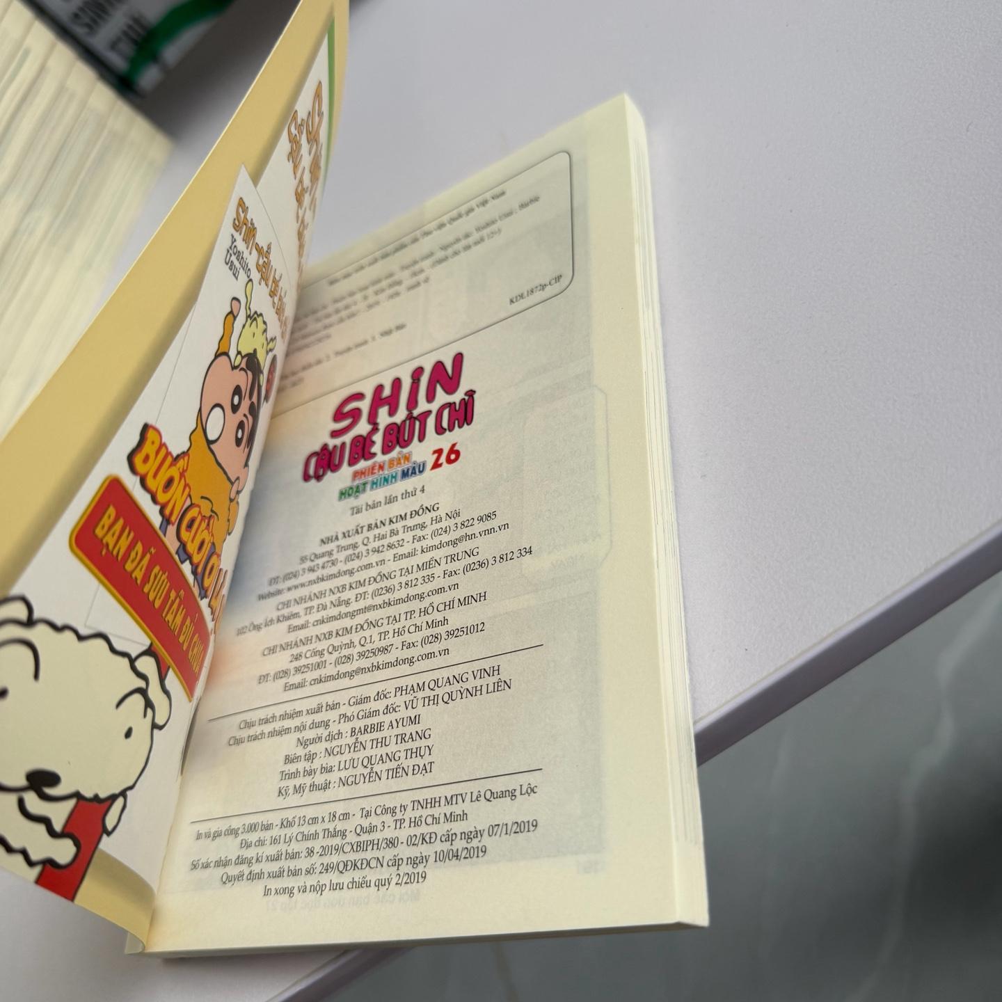 Shin cậu bé bút chì - hoạt hình màu full bộ ( bản giấy bãi bằng, như mới ) -duoc-ban-tai-Trần Nam - Tiệm Manga chút ét