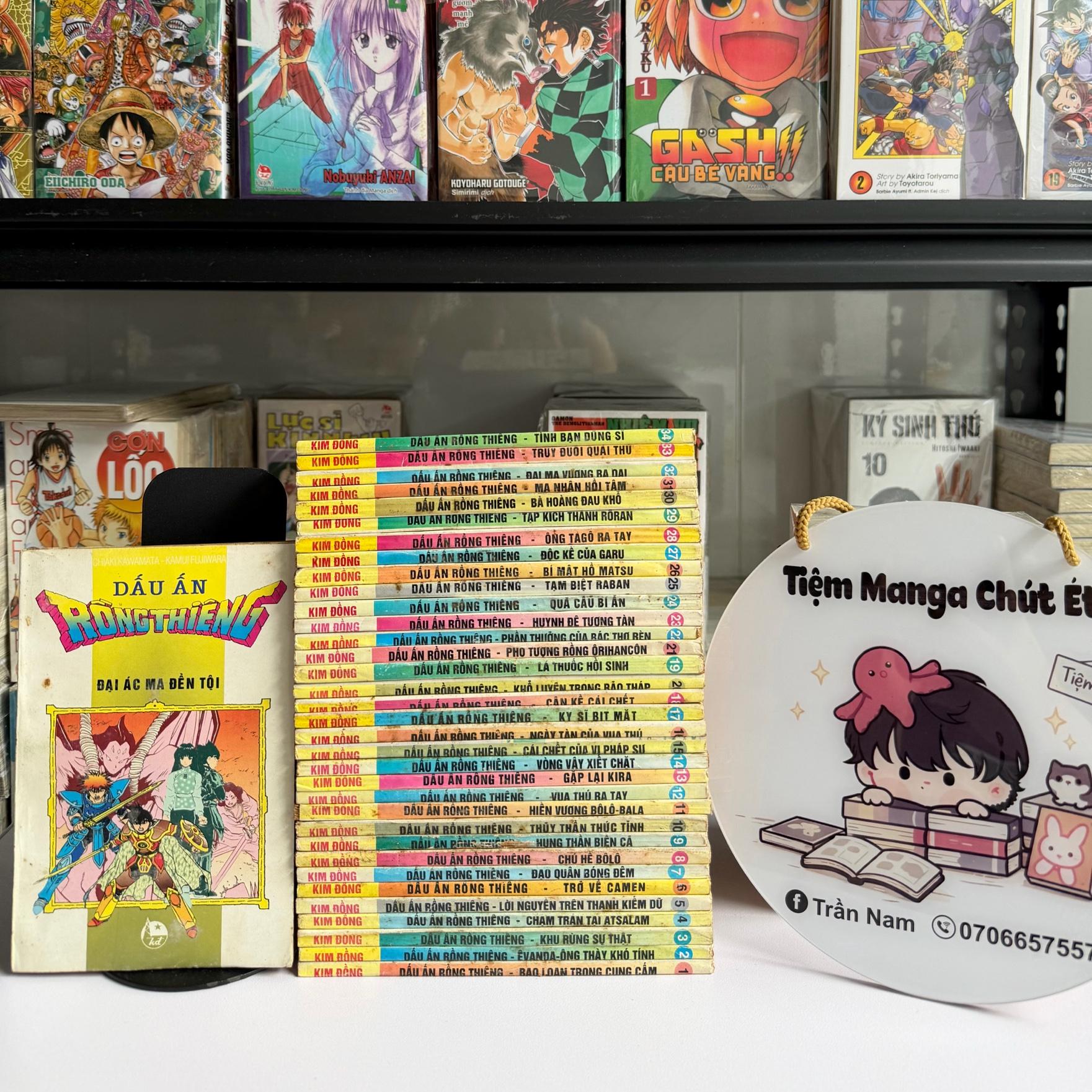 Dấu ấn rồng thiêng P2 1998 ( đủ bìa, chất tốt, ko ghim )-duoc-ban-tai-Trần Nam - Tiệm Manga chút ét