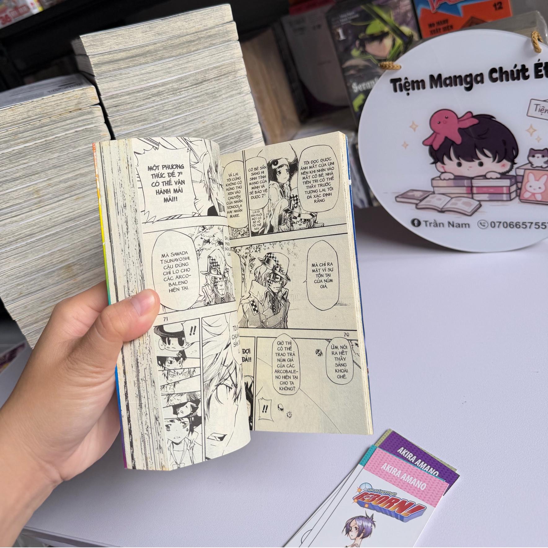 Gia sư Hitman Reborn ( chất tốt - đẹp, đủ 10bm ) -duoc-ban-tai-Trần Nam - Tiệm Manga chút ét
