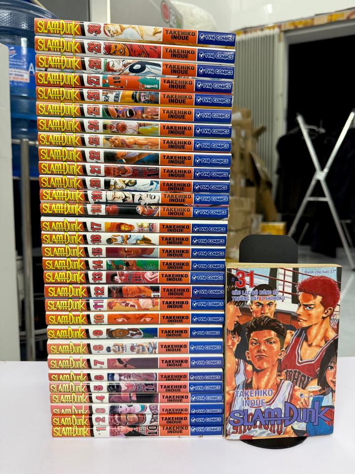 Slamdunk TVM full bộ ( chất khá tốt, giấy ố ) -duoc-ban-tai-Trần Nam - Tiệm Manga chút ét