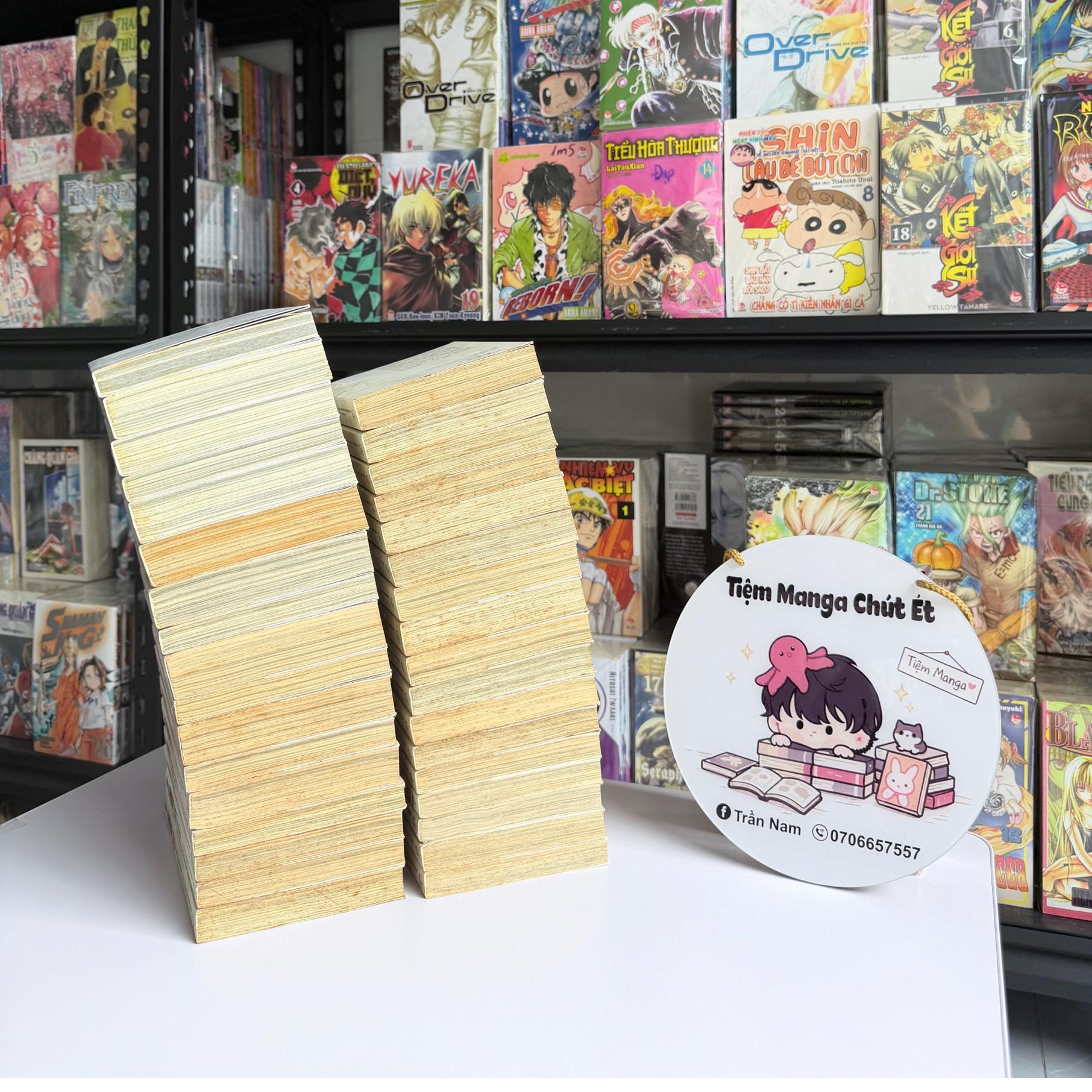 Thám tử Kindaichi full bộ ( truyện chỉ ố, ko rách mất trang, bìa tốt ) -duoc-ban-tai-Trần Nam - Tiệm Manga chút ét
