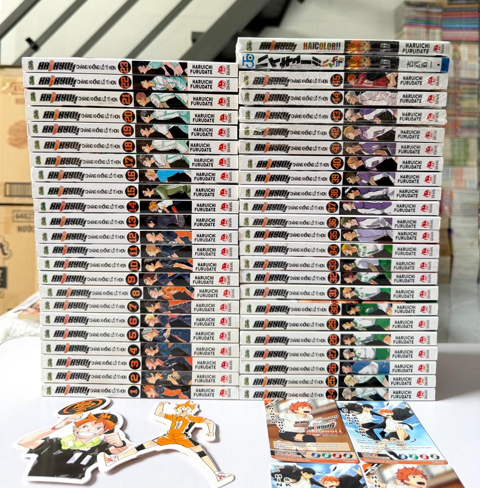 Haikyu full bộ + color bản Việt, bản Nhật -duoc-ban-tai-Trần Nam - Tiệm Manga chút ét