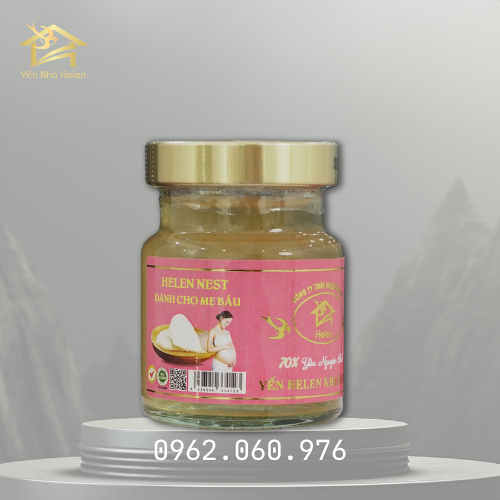 Yến Chưng Mẹ Bầu (70% Yến) set 10 hũ 75ml-duoc-ban-tai-YẾN NHÀ HELEN