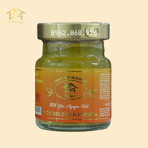 Yến Chưng Ăn Kiêng Đông Trùng (70% Yến) set 10 hũ 75ml-duoc-ban-tai-YẾN NHÀ HELEN