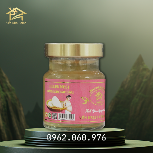 Yến Chưng Mẹ Bầu (70% Yến) set 10 hũ 75ml-duoc-ban-tai-YẾN NHÀ HELEN