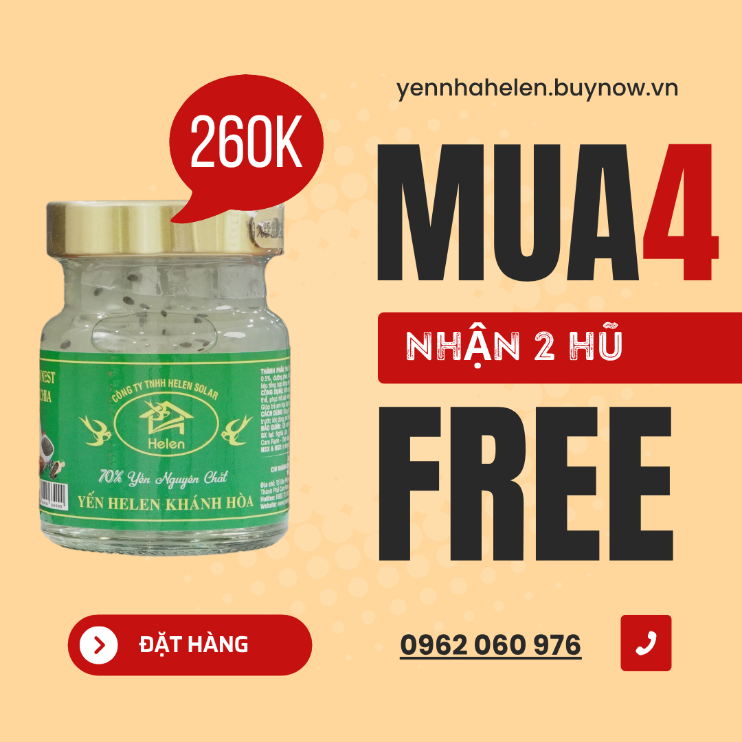 Ưu Đãi - Mua 4 hũ nhận 2 hũ FREE-duoc-ban-tai-YẾN NHÀ HELEN
