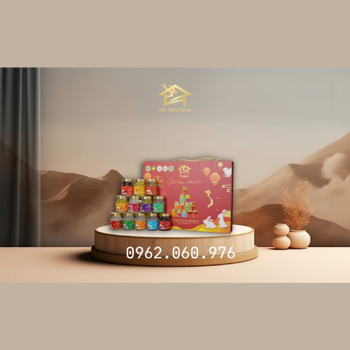 Hộp Quà 12 hũ Yến Chưng Helen 70%-duoc-ban-tai-YẾN NHÀ HELEN