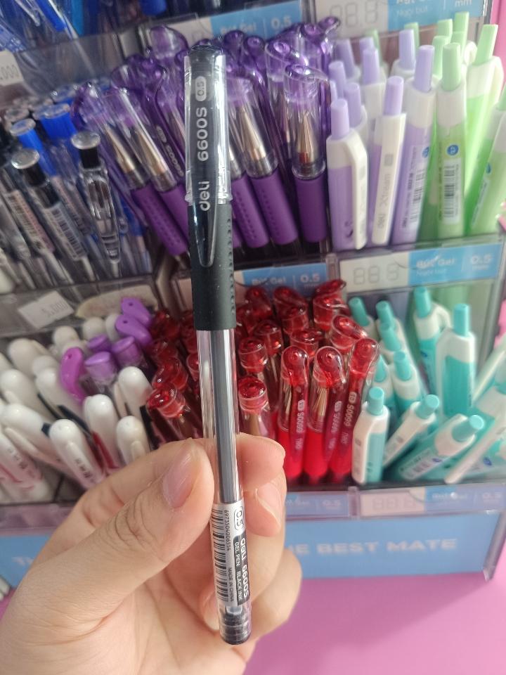 Bút gel deli mực đen -duoc-ban-tai-ĐẬU ĐẬU SHOP