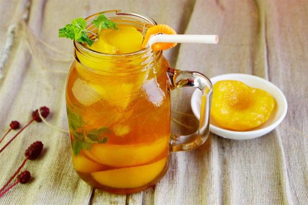 Trà Đào-duoc-ban-tai-Him’s Coffee & Tea