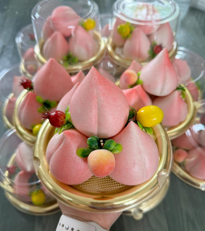 Đào tiên chay 5-duoc-ban-tai-Bếp Nhà Paatar - Bánh bao tạo hình