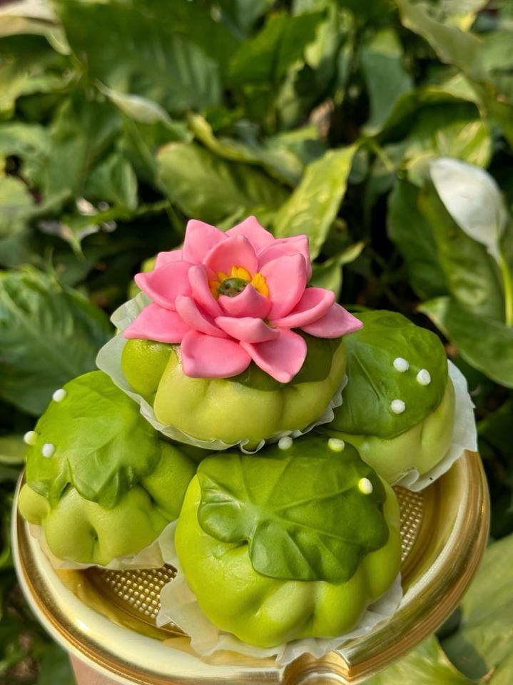 Liên hoa sen HỒNG S5-duoc-ban-tai-Bếp Nhà Paatar - Bánh bao tạo hình