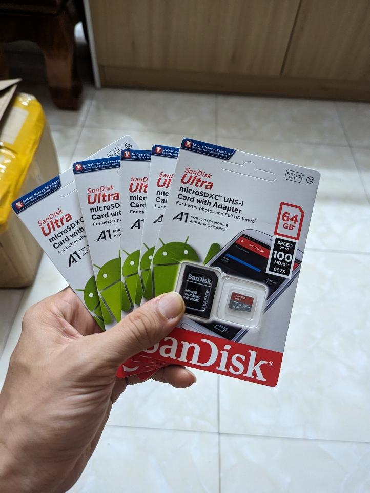 Thẻ nhớ SanDisk 64gb-duoc-ban-tai-MY MOBILE