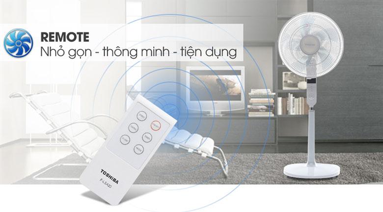 Quạt cây Tosshiba F-LSA20(H) 5 cánh điều khiển -duoc-ban-tai-Điện Máy Thiện Huệ