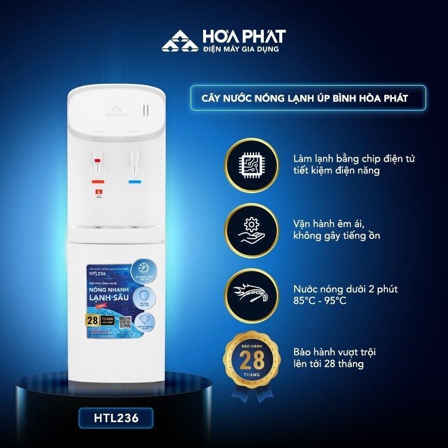 Cây nước Hoà Phát HTL236 -duoc-ban-tai-Điện Máy Thiện Huệ