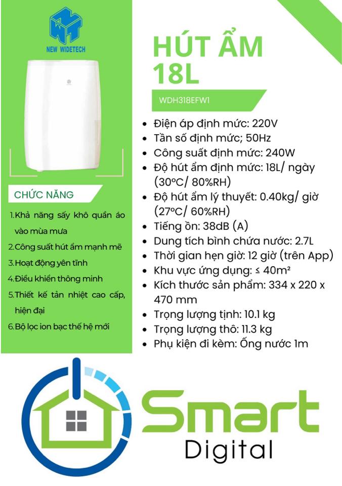 Hút ẩm Xiaomi 18L -duoc-ban-tai-Điện Máy Thiện Huệ