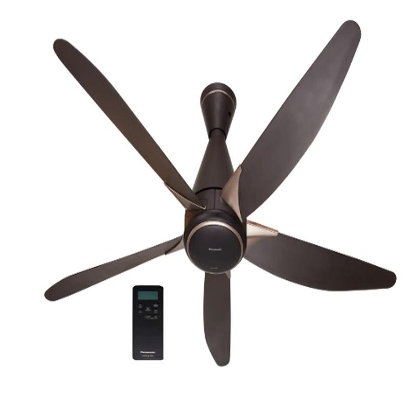 Quạt trần Panasonic F-60GDS 5 cánh Điều khiển 2 màu Đen và Trắng -duoc-ban-tai-Điện Máy Thiện Huệ