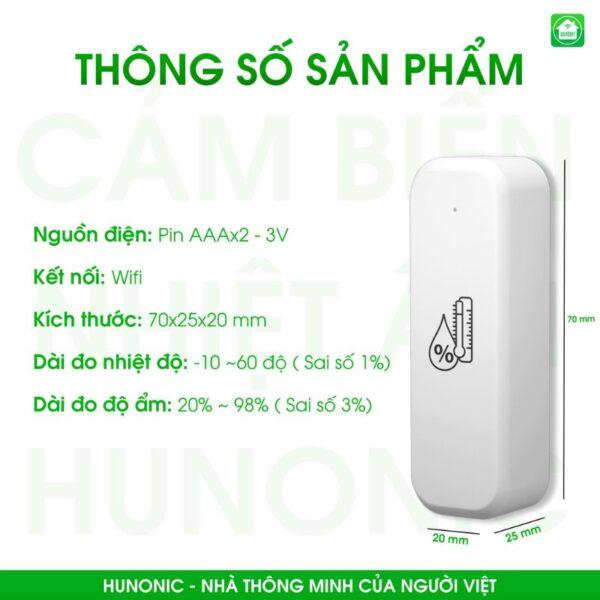 Cảm biến nhiệt độ, độ ẩm-duoc-ban-tai-Hunonic Smarthome Miền bắc