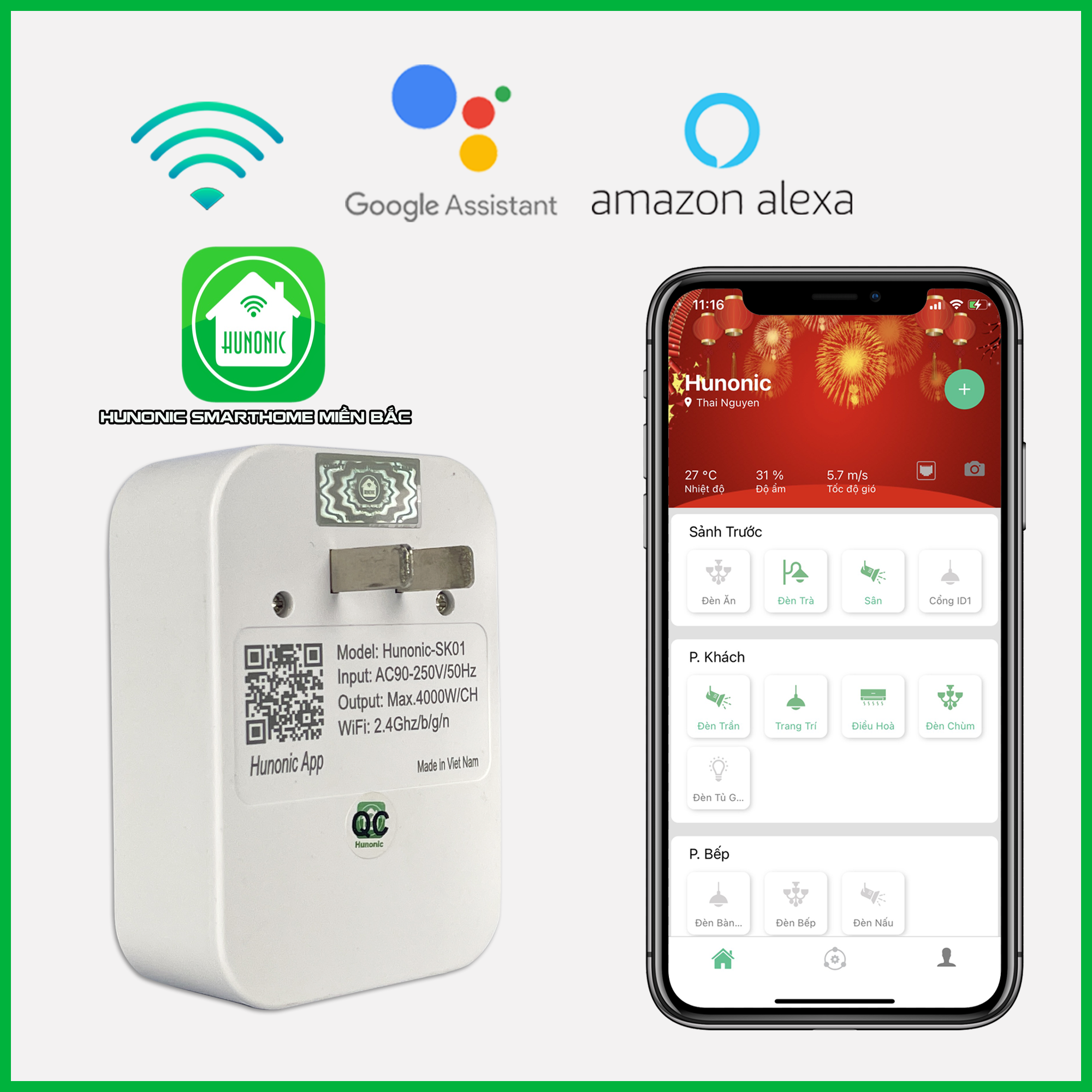 Ổ cắm SK 01-duoc-ban-tai-Hunonic Smarthome Miền bắc