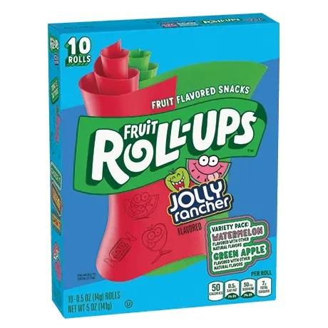 Kẹo Dẻo Vị Dưa Hấu Và Táo Xanh Roll Ups Jolly Rancher, Hộp 141g (10 Cuộn)-duoc-ban-tai-McCorn’s Premium Mart