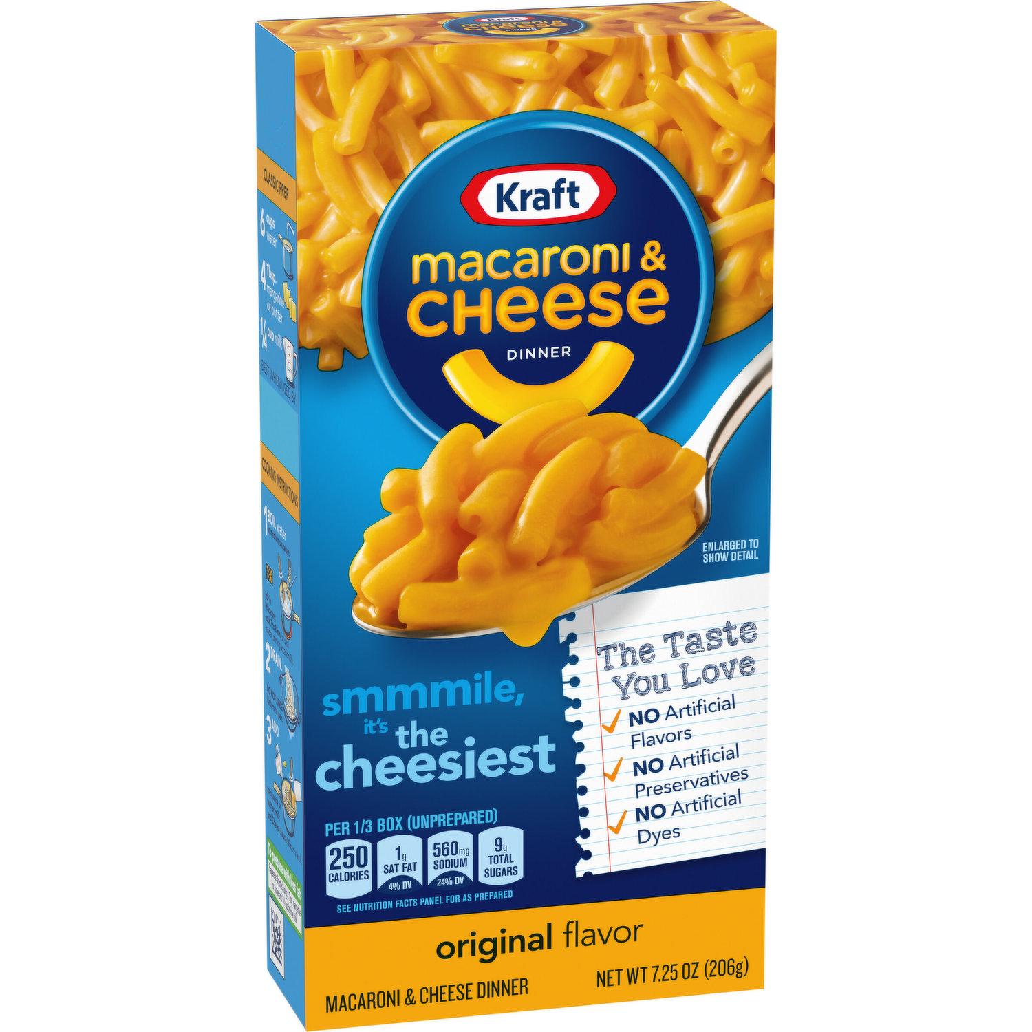 Nui Phô Mai Kraft Original Macaroni and Cheese Dinner, Hộp 206g (7.25 Oz.)-duoc-ban-tai-McCorn’s Premium Mart