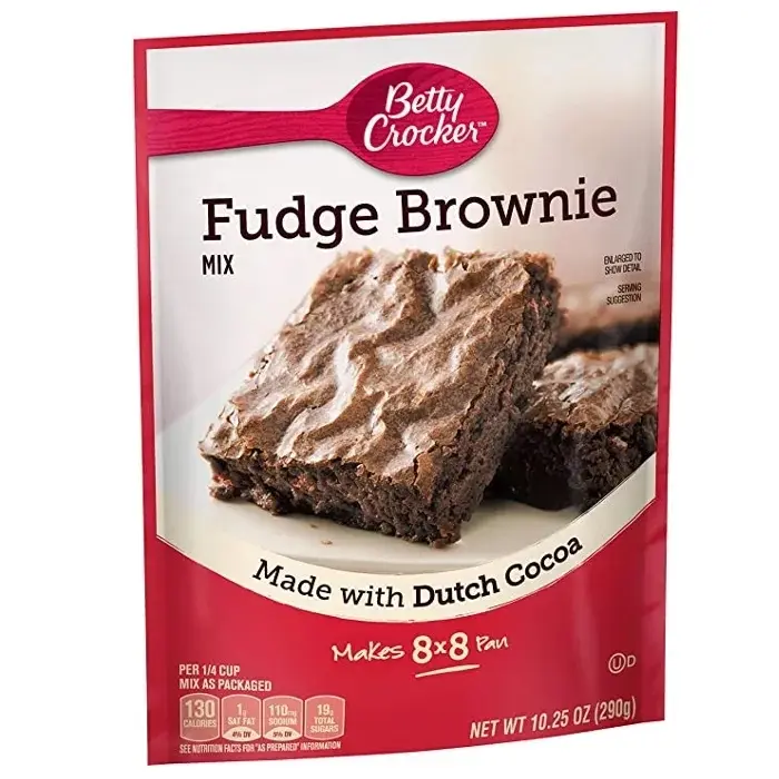 Bột Bánh Fudge Brownie Pha Sẵn Betty Crocker Fudge Brownie Mix Dutch Cocoa, Gói 290g-duoc-ban-tai-McCorn’s Premium Mart