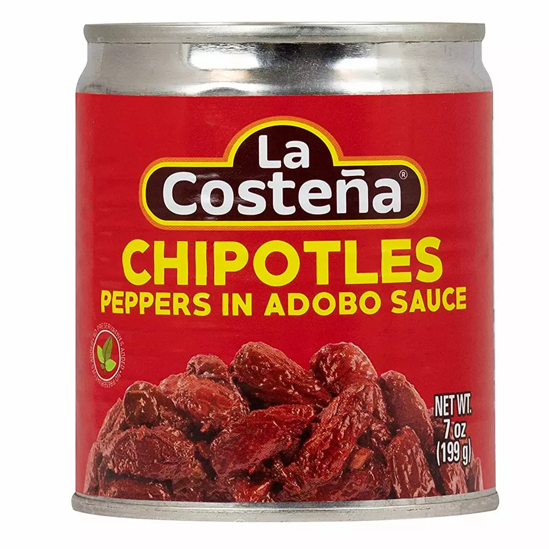 Ớt Chipotle Ngâm Sốt Adobo La Costena Chipotle Pepper in Adobo Sauce, Lon 199g-duoc-ban-tai-McCorn’s Premium Mart