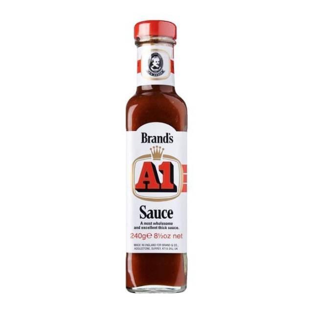 Sốt A1 Truyền Thống Kiểu Anh Cho Steak Và Gà A1 Original Steak Sauce, Chai 240g-duoc-ban-tai-McCorn’s Premium Mart