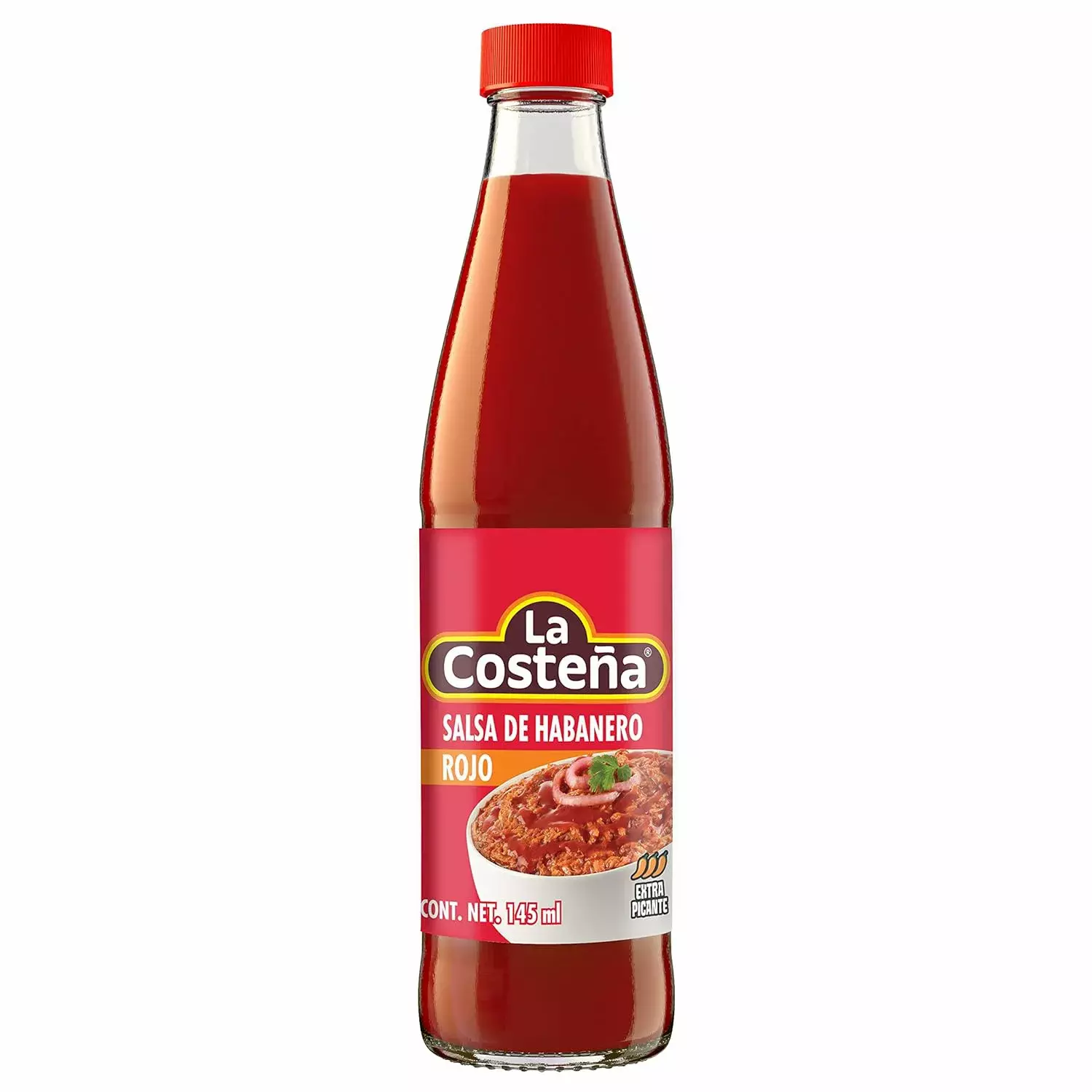 Sốt Ớt Habanero Đỏ La Costena Salsa De Habanero Rojo, Chai 145ml-duoc-ban-tai-McCorn’s Premium Mart