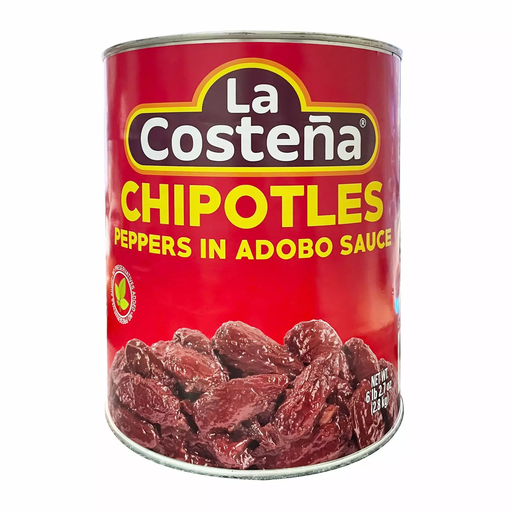 Ớt Chipotle Ngâm Sốt Adobo La Costena Chipotle Pepper in Adobo Sauce, Lon 2.8kg-duoc-ban-tai-McCorn’s Premium Mart