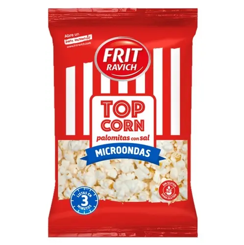 Bắp Rang Lò Vi Sóng Vị Mặn (Bỏng Ngô) Frit Ravich Microwave Popcorn Salty Flavour, Gói 90g-duoc-ban-tai-McCorn’s Premium Mart