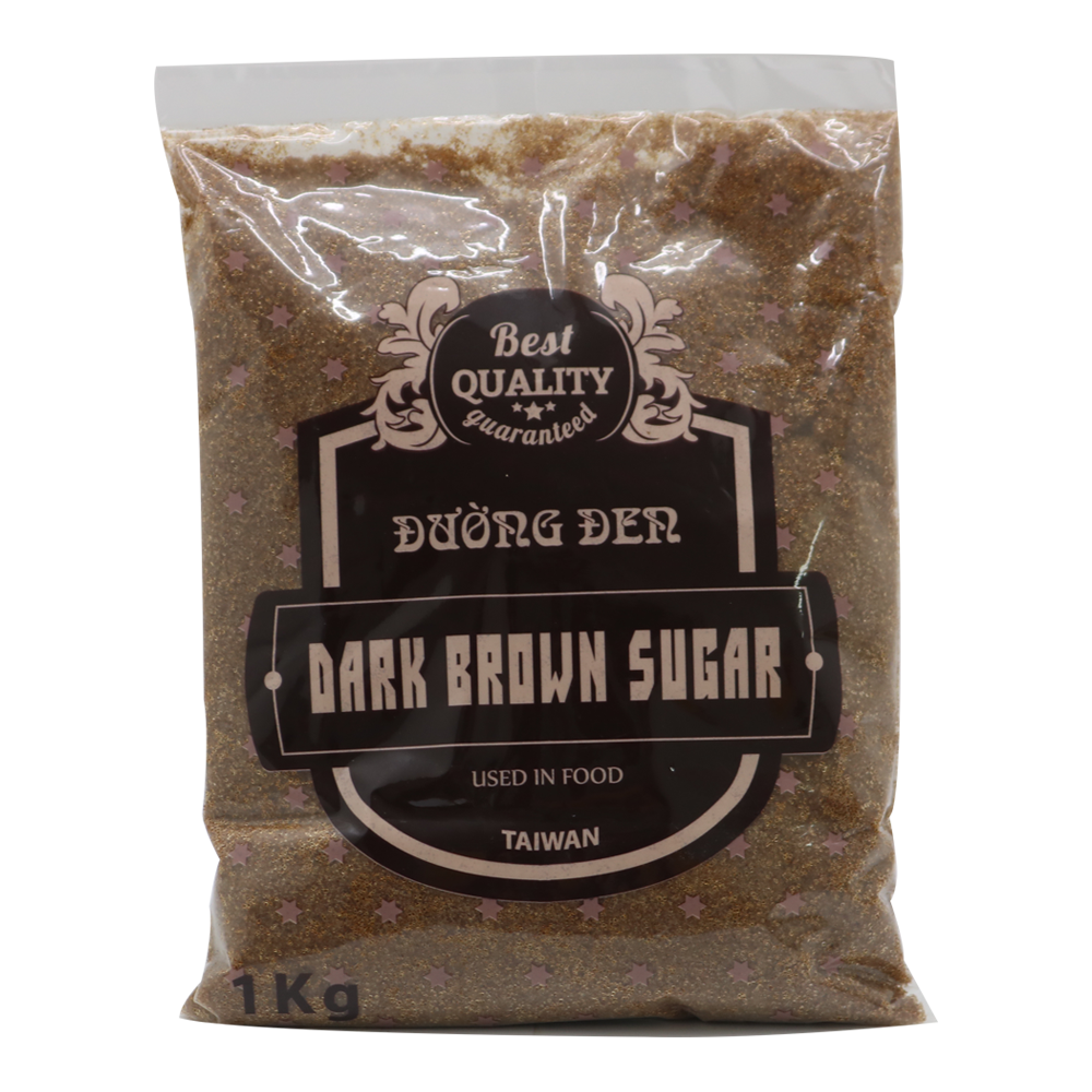 ĐƯỜNG ĐEN ĐÀI LOAN (Dark Brown Sugar) 1kg-duoc-ban-tai-NGUYÊN LIỆU PHA CHẾ MIDORI DẦU TIẾNG