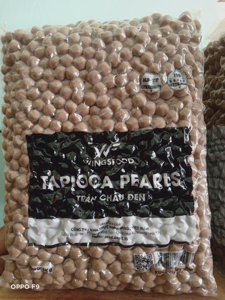 TRÂN CHÂU ĐEN WINGS TAPIOCA PEARLS ĐÀI LOAN -3KG-duoc-ban-tai-NGUYÊN LIỆU PHA CHẾ MIDORI DẦU TIẾNG