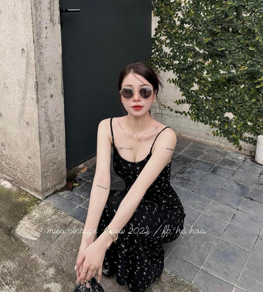 Váy 2 dây đệm mút -duoc-ban-tai-Nhật Hà Order China