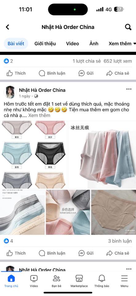 Set 6 quần chip-duoc-ban-tai-Nhật Hà Order China