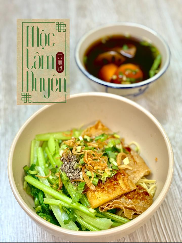 Mì Khô Nấm Quay （炸菇BBQ撈麵）-duoc-ban-tai-Mộc lâm duyên chay