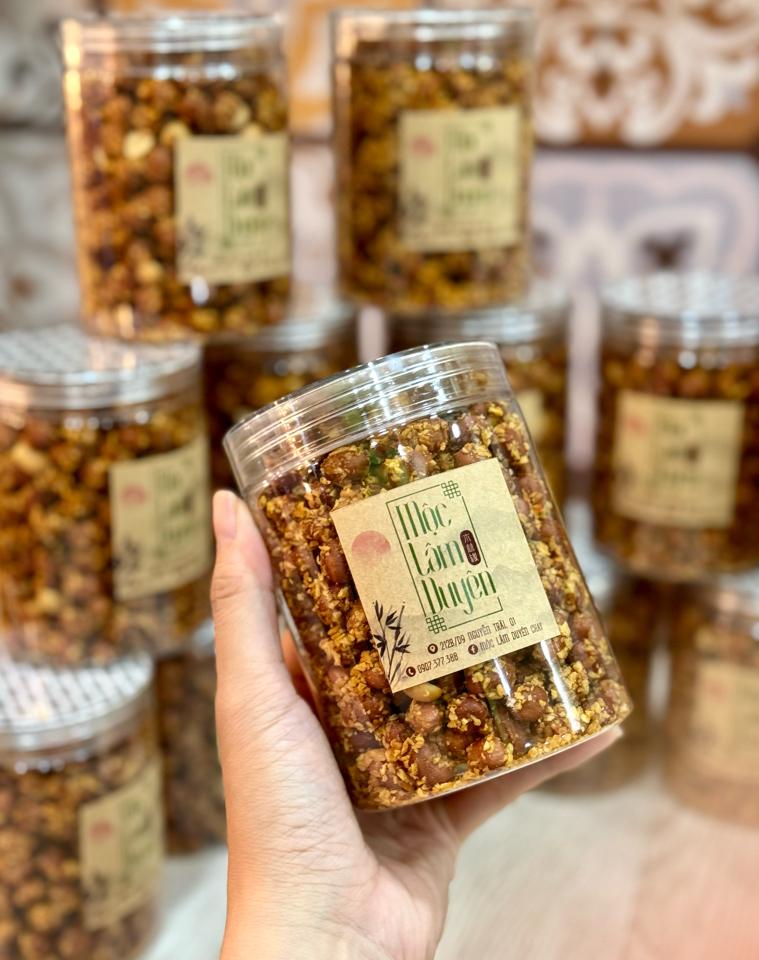 Đậu phộng tỏi ớt -duoc-ban-tai-Mộc lâm duyên chay