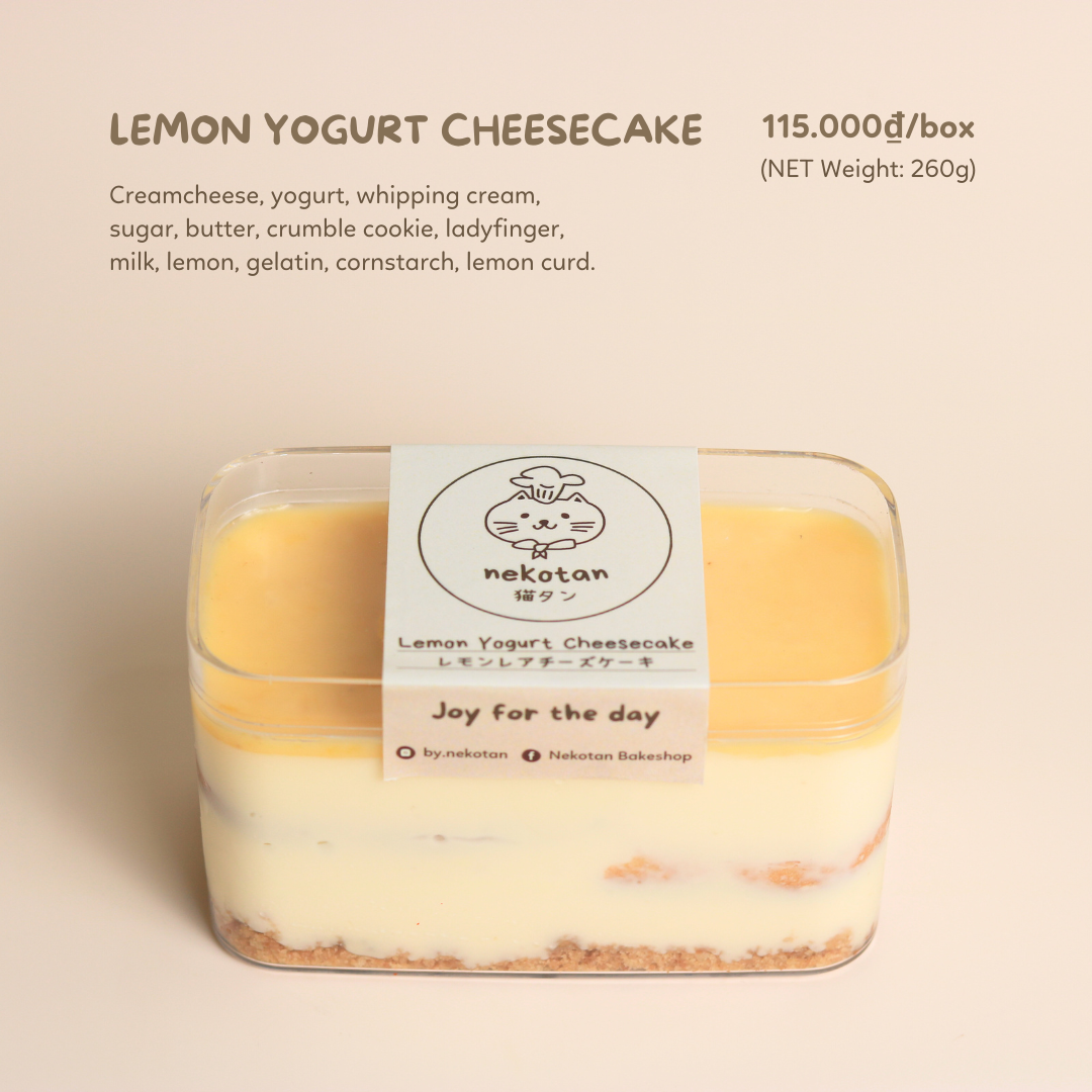 Lemon Yogurt Cheesecake-duoc-ban-tai-Nekotan Bakeshop