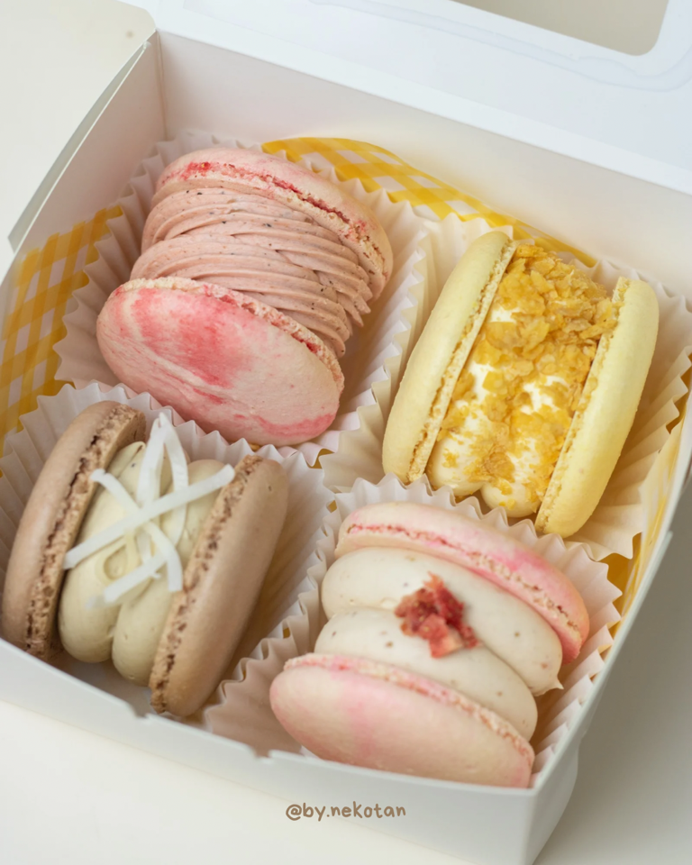Set 4 Fatcaron-duoc-ban-tai-Nekotan Bakeshop