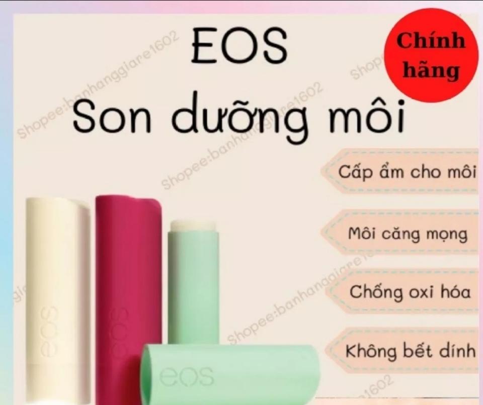 Son dưỡng môi hữu cơ EOS không màu 4g -duoc-ban-tai-Naol Nguyen. 100% hàng Mỹ xách tay. Giá sale cực sốc