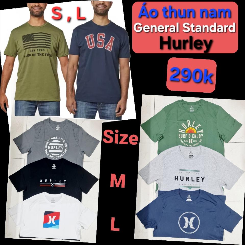 Áo thun cotton nam General Standard , Hurley size S, M, L-duoc-ban-tai-Naol Nguyen. 100% hàng Mỹ xách tay. Giá sale cực sốc