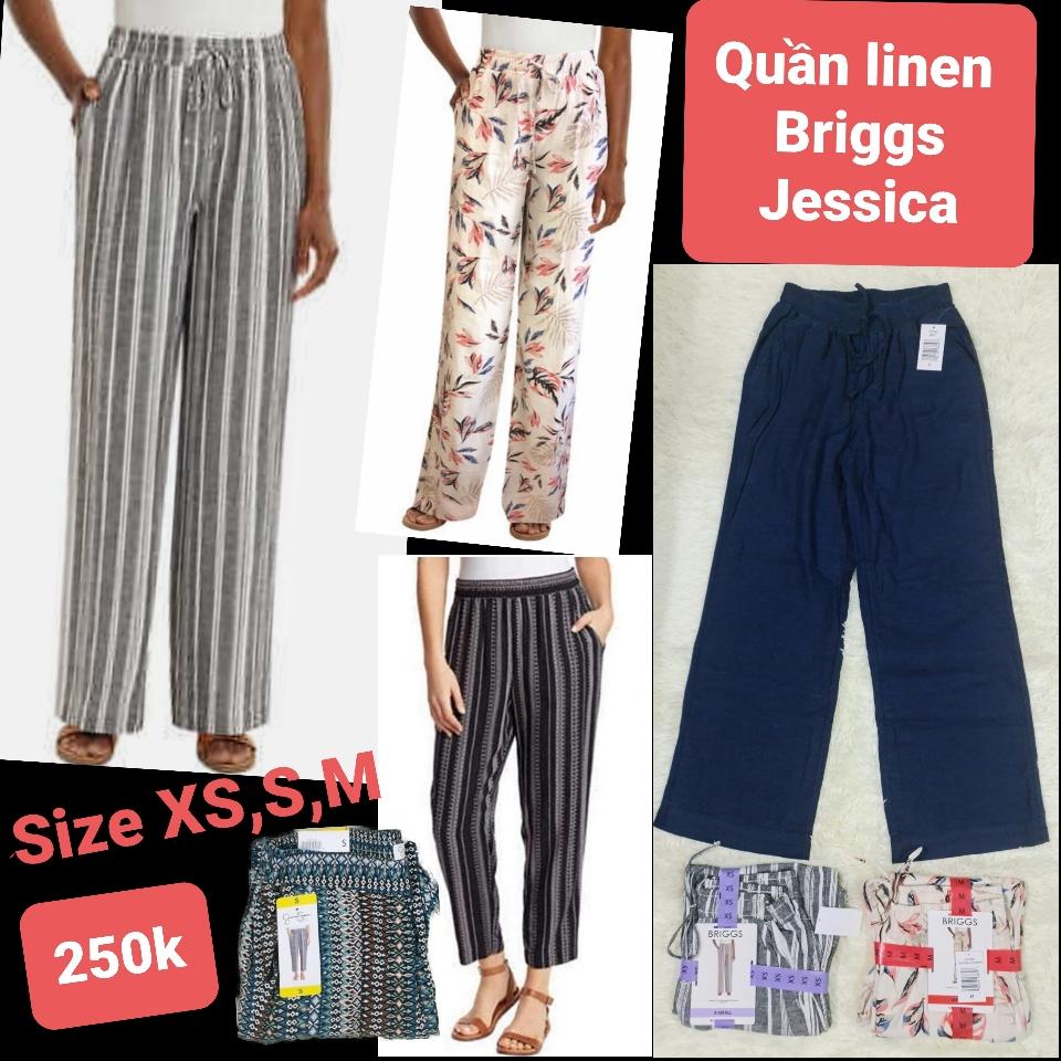 Quần nữ linen Briggs Jessica size XS, S ,M-duoc-ban-tai-Naol Nguyen. 100% hàng Mỹ xách tay. Giá sale cực sốc