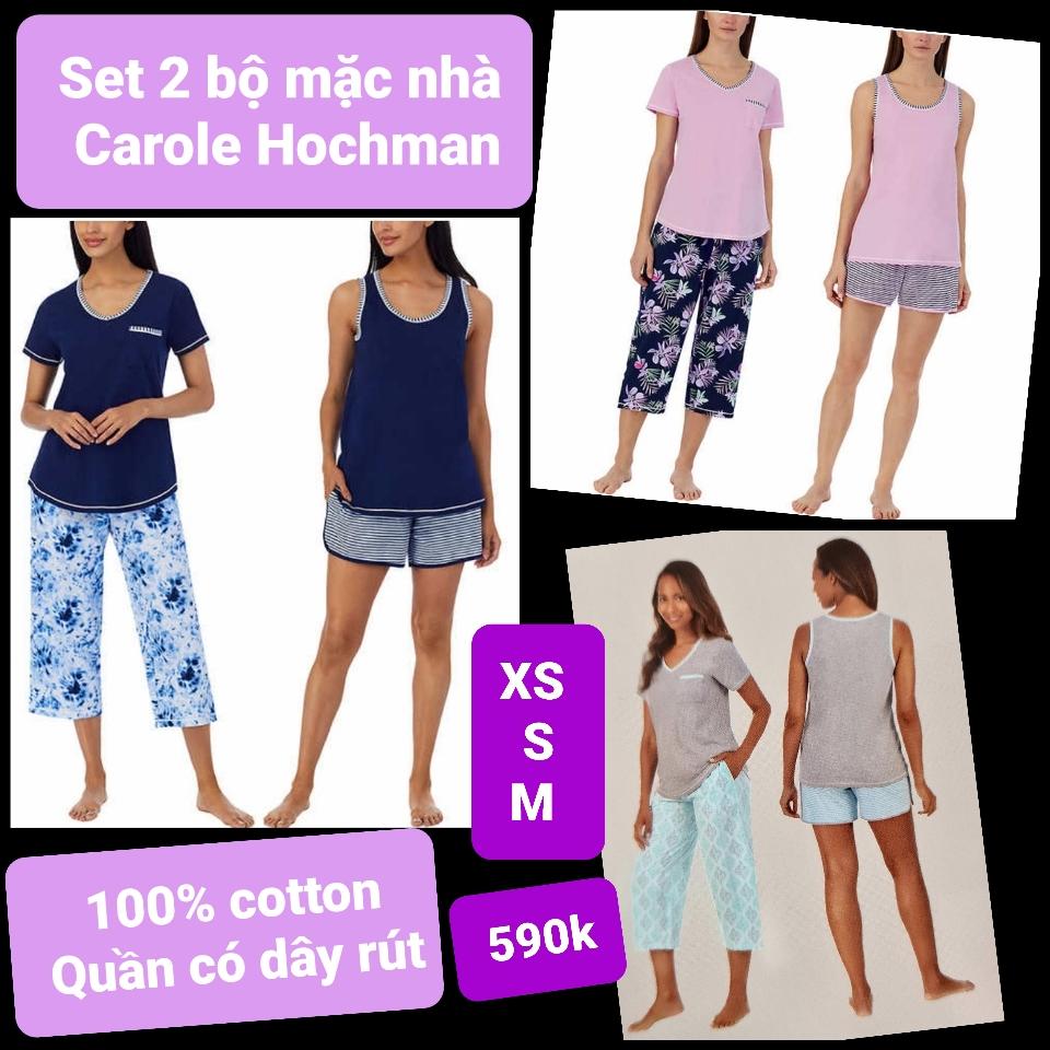 Set đồ thun mặc nhà Carole Hochman-duoc-ban-tai-Naol Nguyen. 100% hàng Mỹ xách tay. Giá sale cực sốc