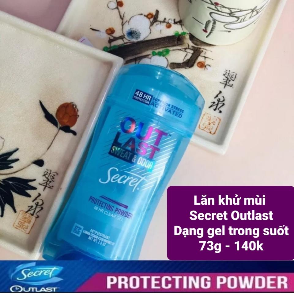 Lăn khử mùi Secret Outlast gel 73g-duoc-ban-tai-Naol Nguyen. 100% hàng Mỹ xách tay. Giá sale cực sốc